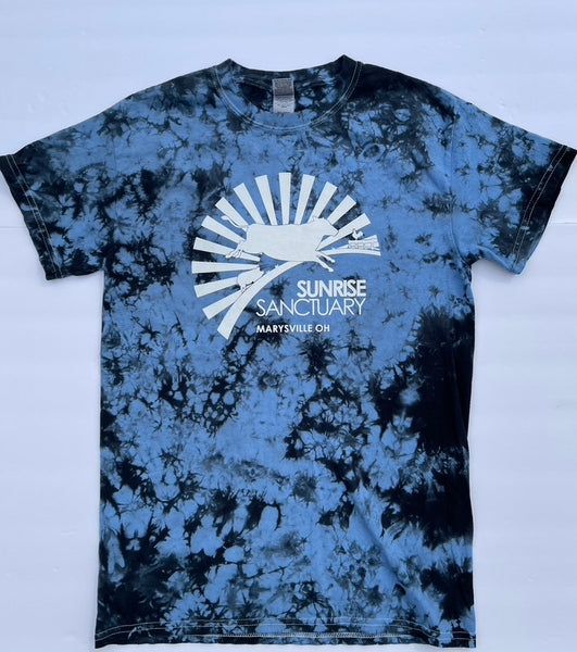 Tie-Dye T-Shirt with White Logo