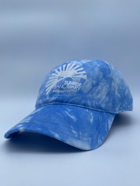 Dad Cap - Tie-Dye and Single Color Solid with White Logo